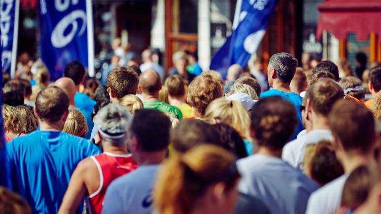 Picture of runners participating in a race
