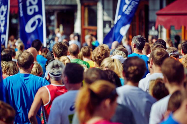 Picture of runners participating in a race