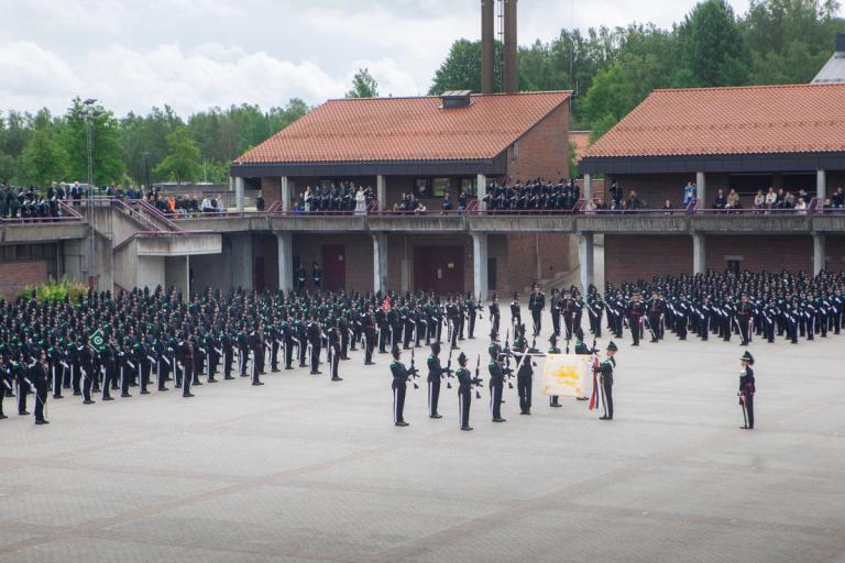 H.M. The King's Guard in Huseby camp