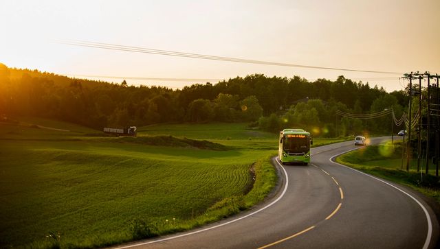 Buss på vei