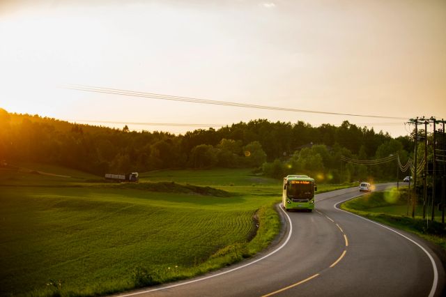 Buss på vei