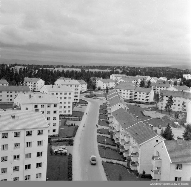 Historic picture of Marmorberget and Antenneveien