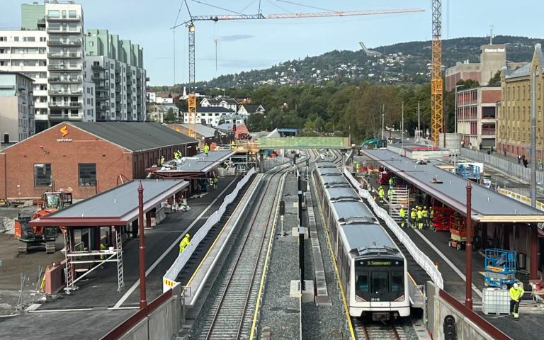 Majorstuen stasjon etter ombygging