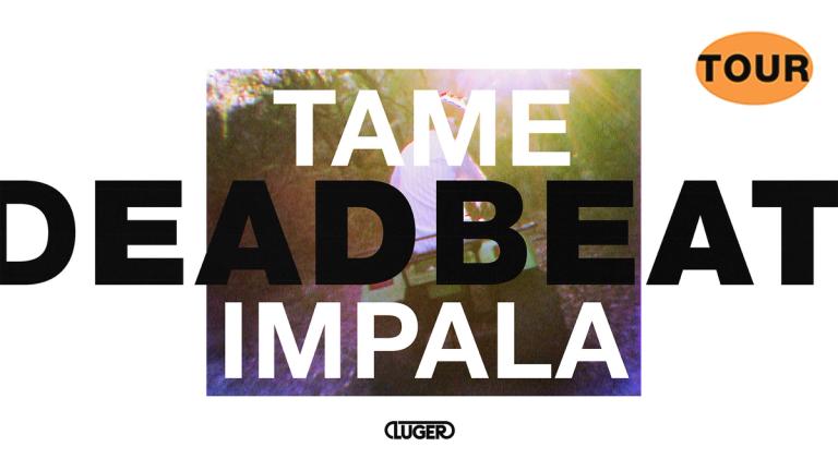 Plakat av bandet Tame Impalas konsert på Unity Arena