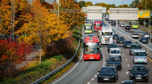 Busser i kollektivfelt
