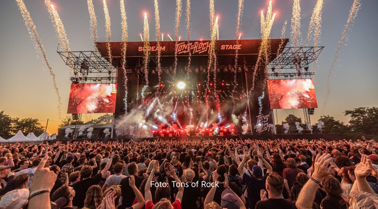 Bilde fra festivalen Tons of rock