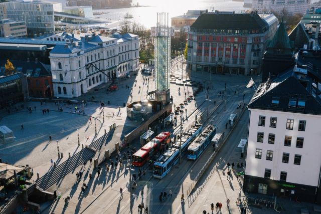 Oversiktsbilde over Oslo S