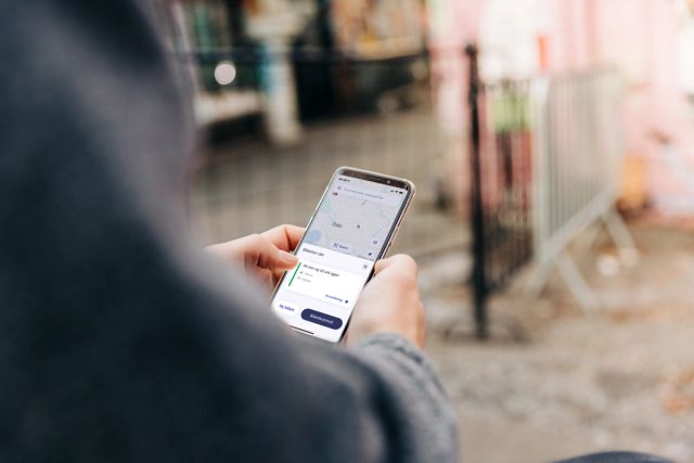 Man buys ticket in the app