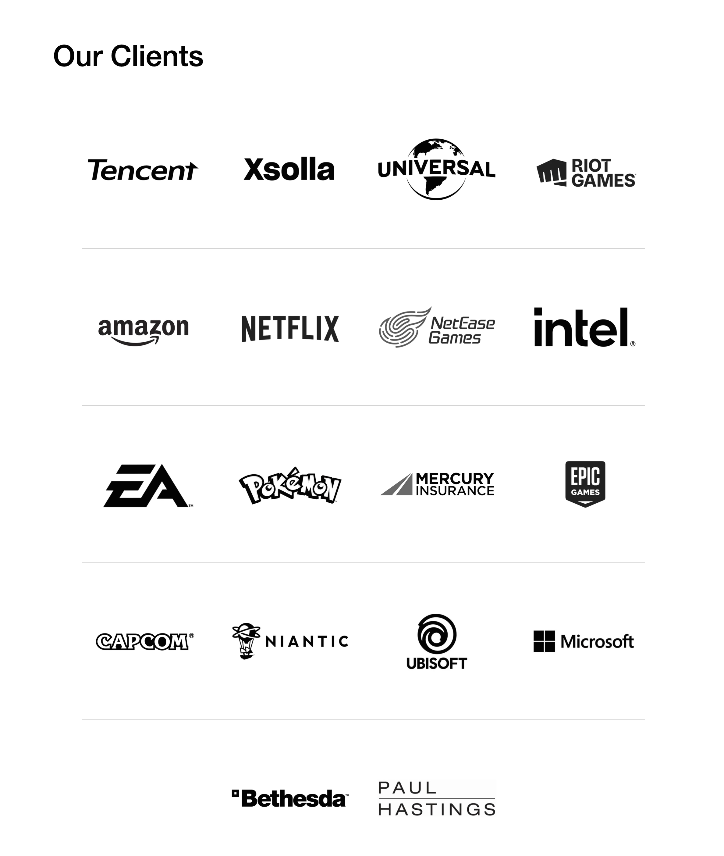 Our Clients