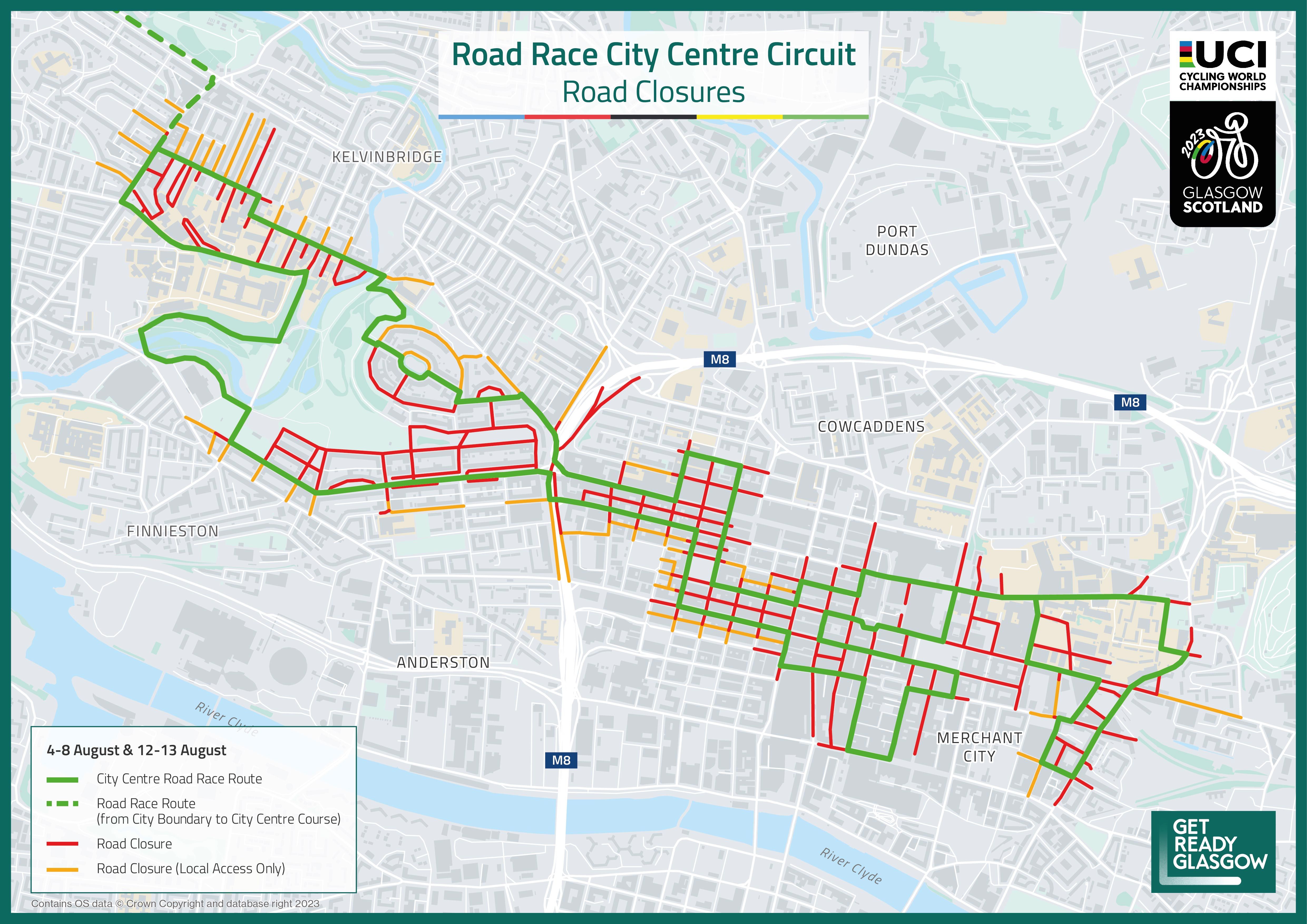 GET READY GLASGOW City wide road closures