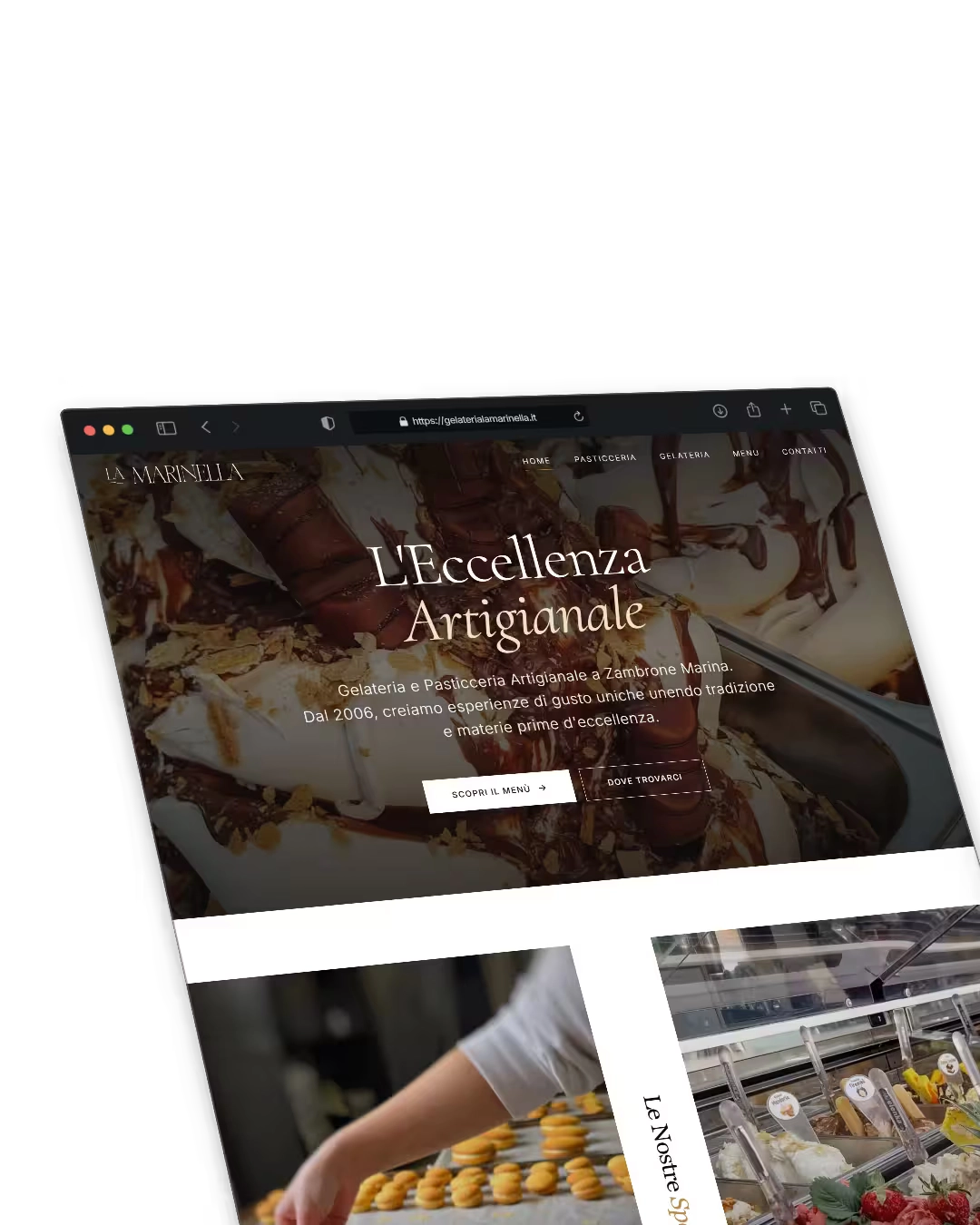 Gelateria La Marinella, dettaglio 3