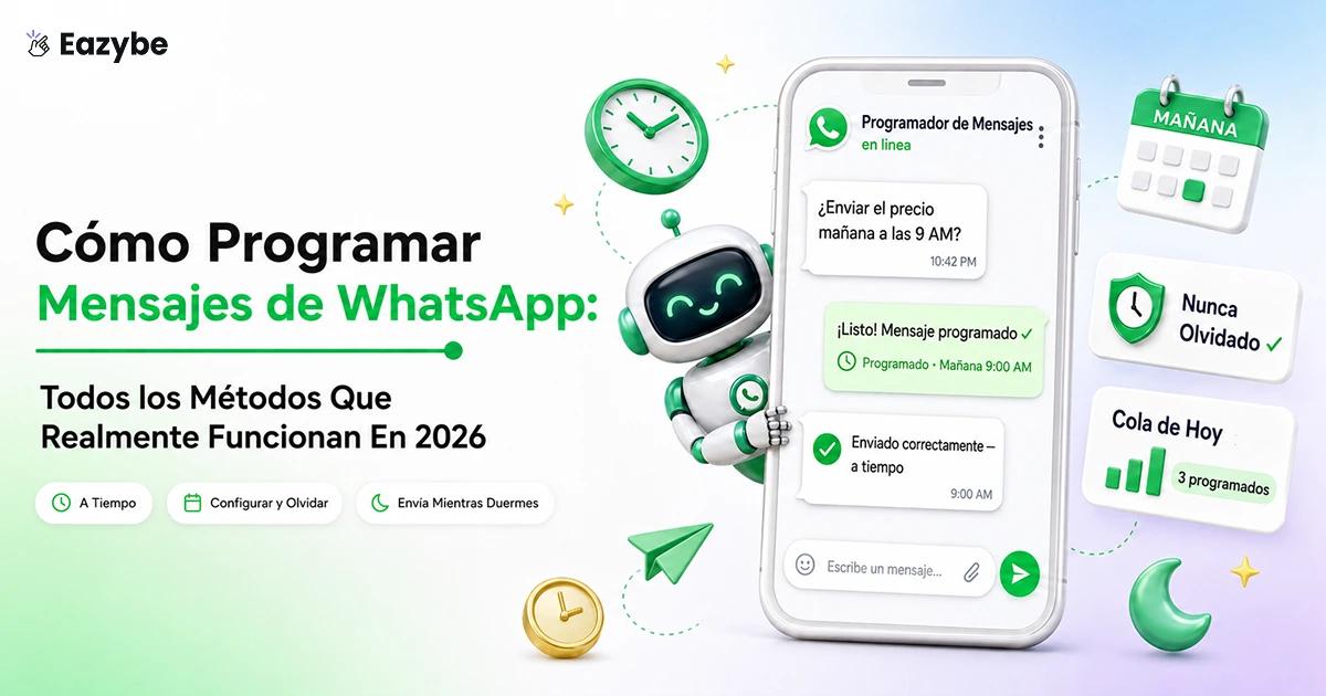 Programar mensajes de WhatsApp
