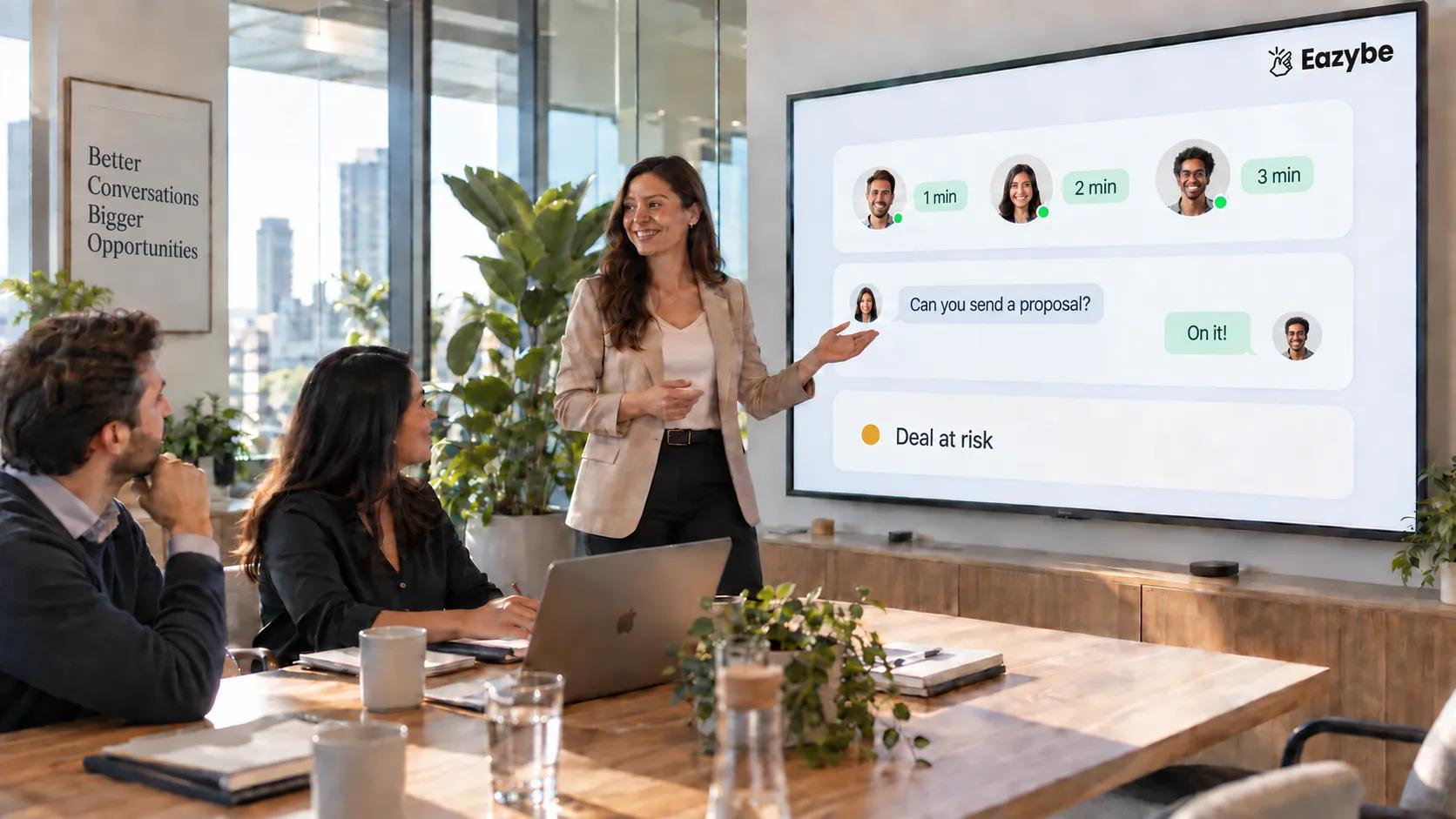 Sales team WhatsApp Web