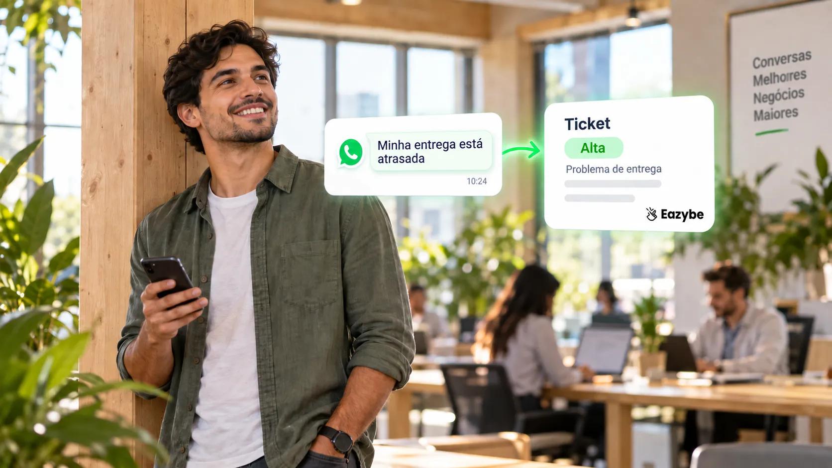 Ticket automático a partir de um grupo de WhatsApp