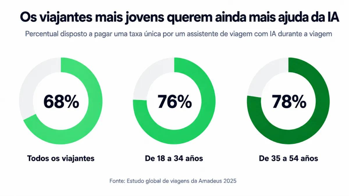 Adoção de assistente de viagens com IA por idade