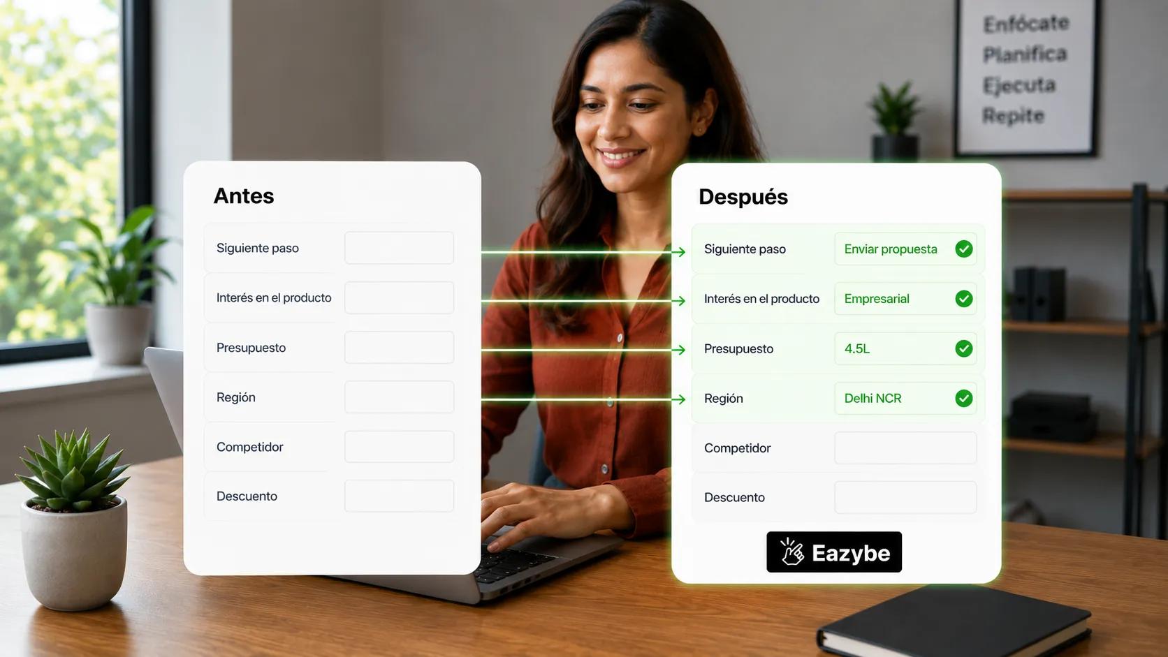 Campos de Salesforce completados automáticamente
