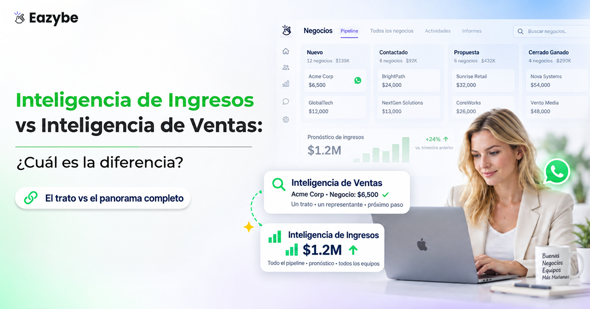 Revenue intelligence vs inteligencia de ventas: cuál es la diferencia