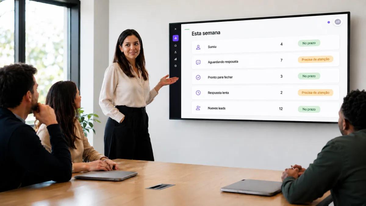 Painel de inteligência de vendas do WhatsApp