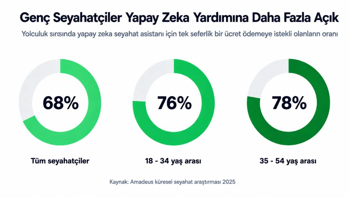 Yapay zeka seyahat asistanının yaşa göre benimsenmesi