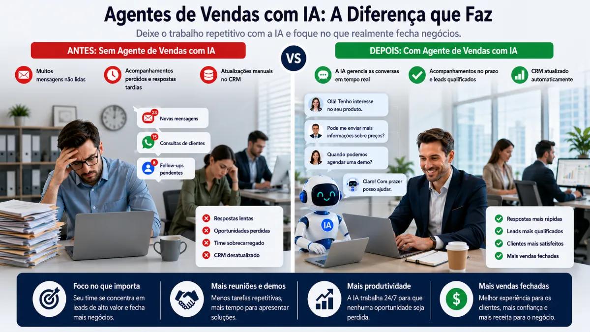 Escolhendo o melhor fornecedor de agente de vendas de IA