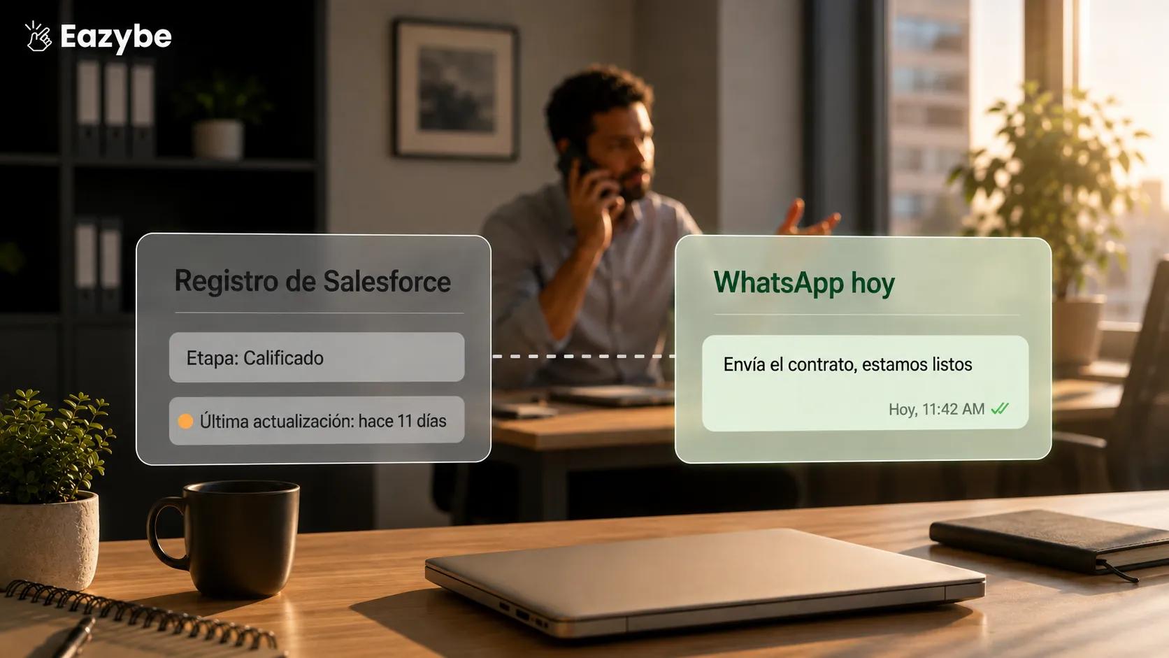 Registro de Salesforce desactualizado por 11 días