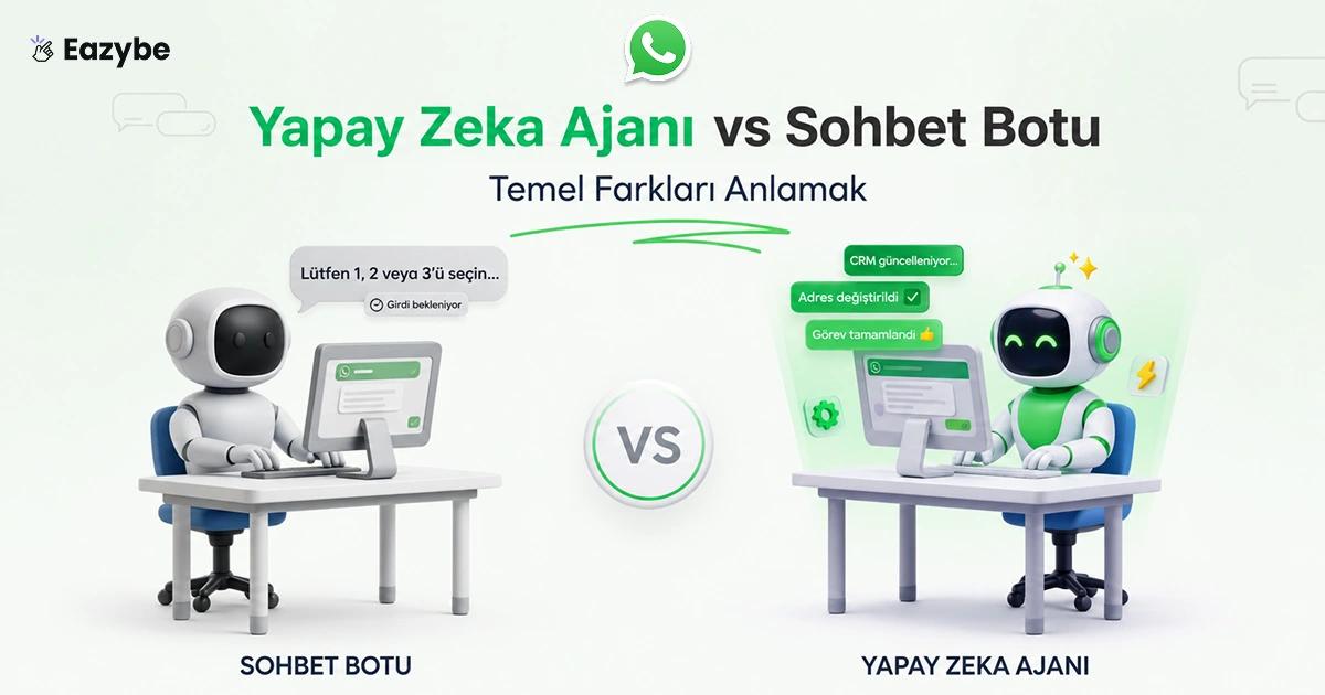 Yapay Zeka Aracısı ve Chatbot: Temel Farklılıkları Ortaya Çıkarmak