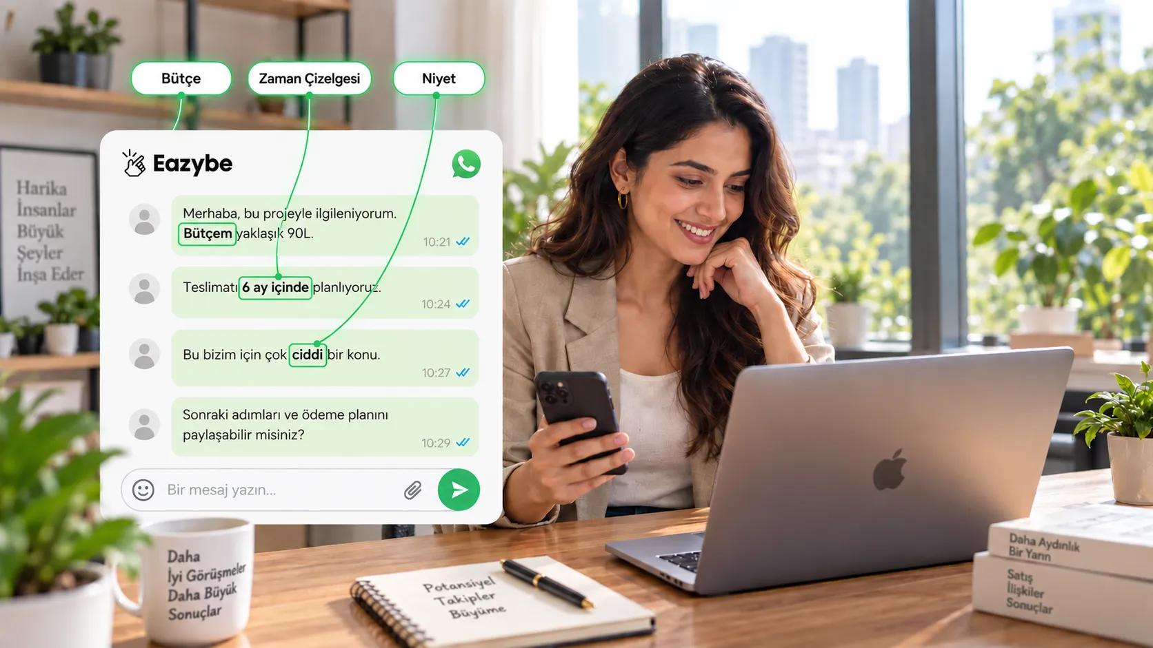 WhatsApp'ta lead eleme sinyalleri