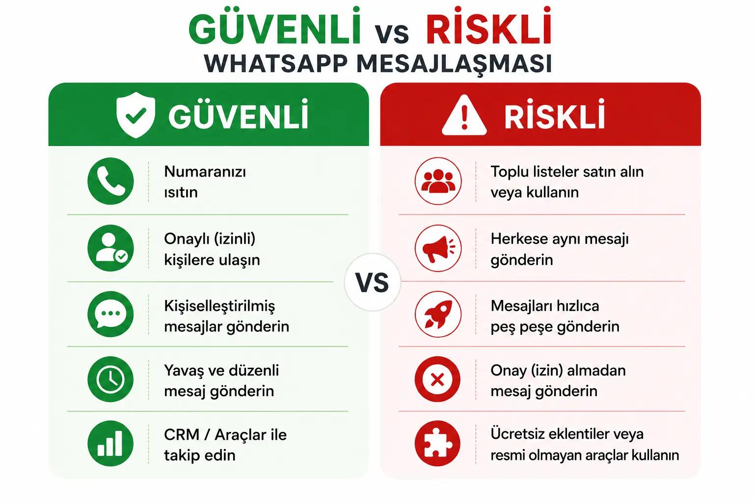 WhatsApp Toplu Mesaj Gönderen Güvenli ve Riskli
