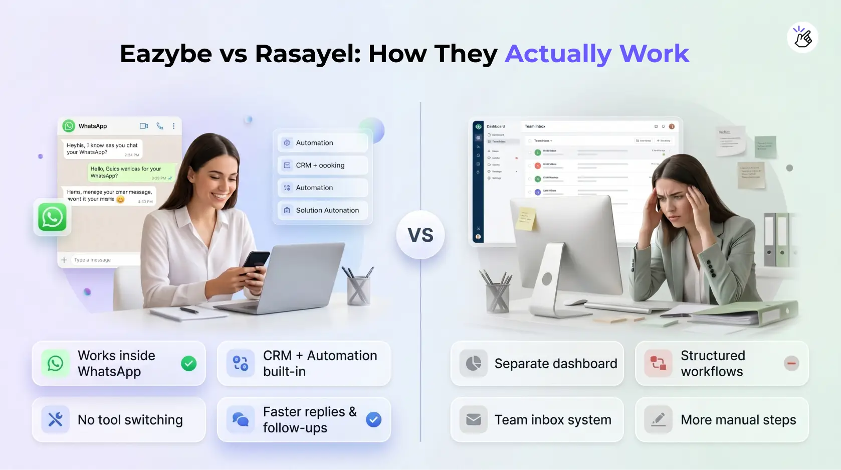 Who Should Choose Eazybe vs Rasayel