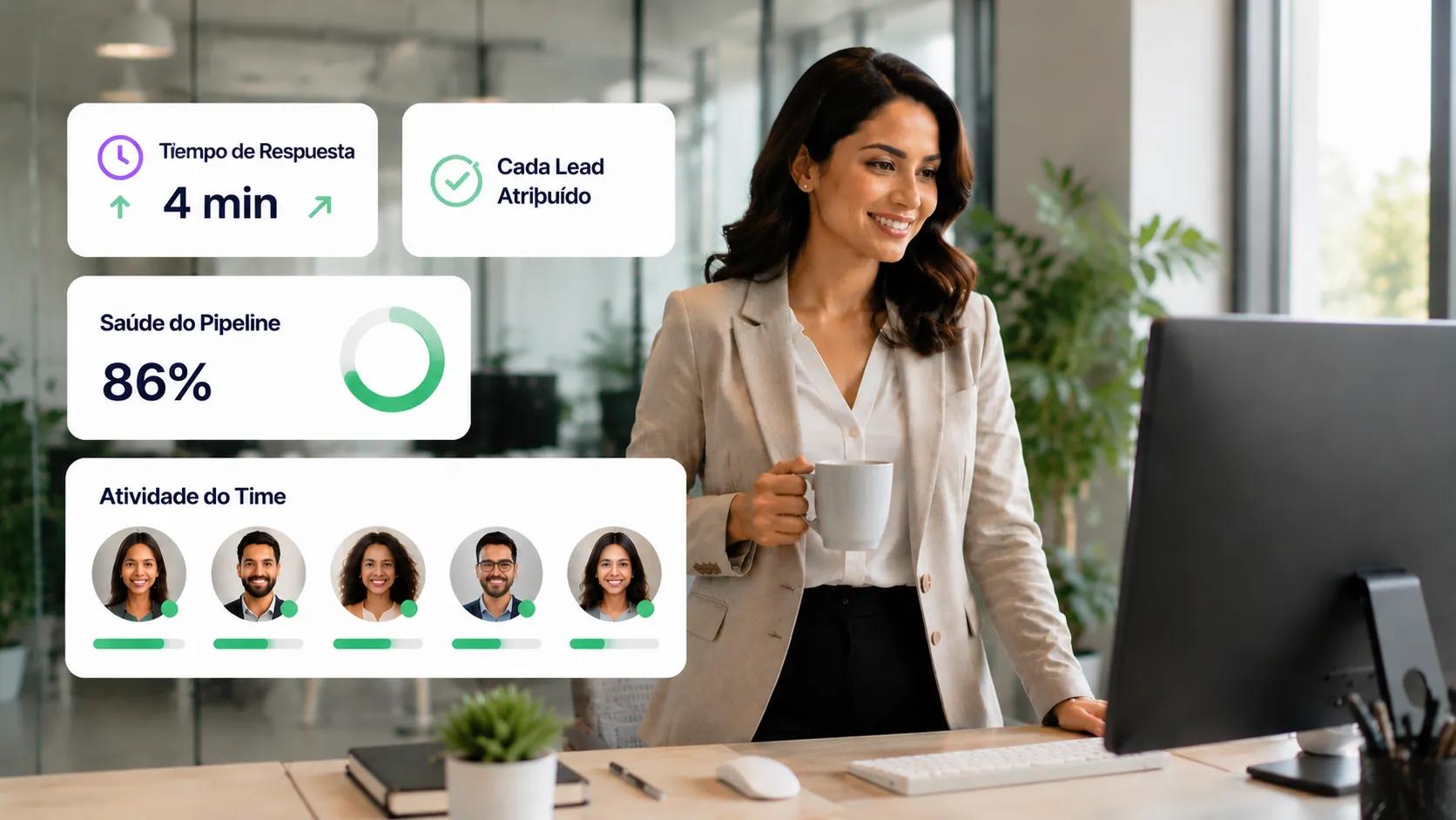 Painel de saúde do pipeline para gestores
