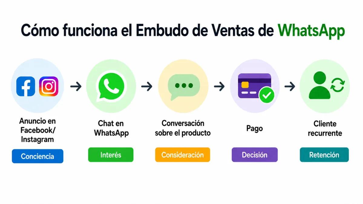 Sepa que el embudo de ventas de WhatsApp realmente funciona