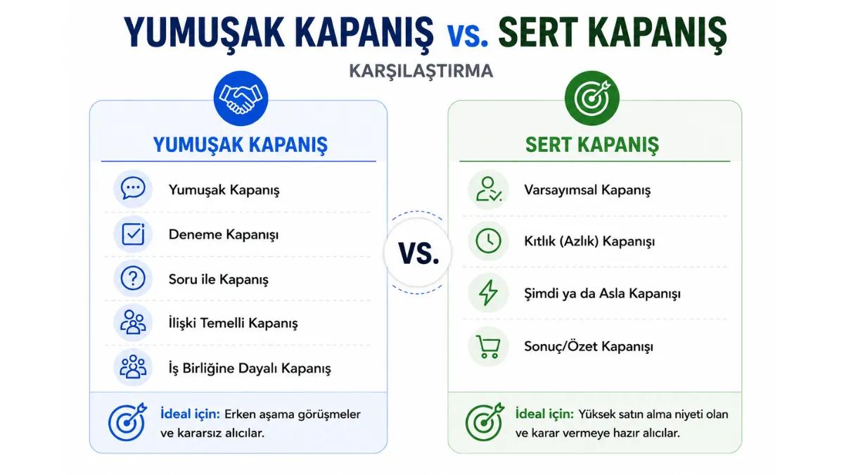 Satışlarda Yavaş Kapanış vs Satışlarda Yavaş Kapanış