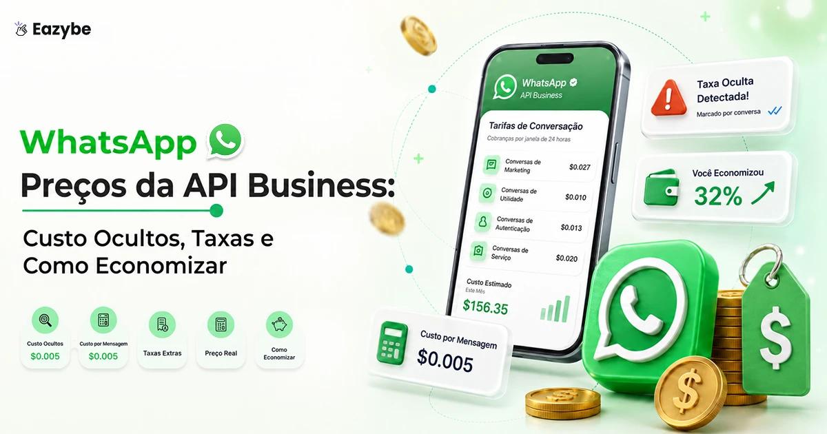 Precos da API do WhatsApp Business no Brasil em 2026: Custos Ocultos, Taxas e Como Economizar