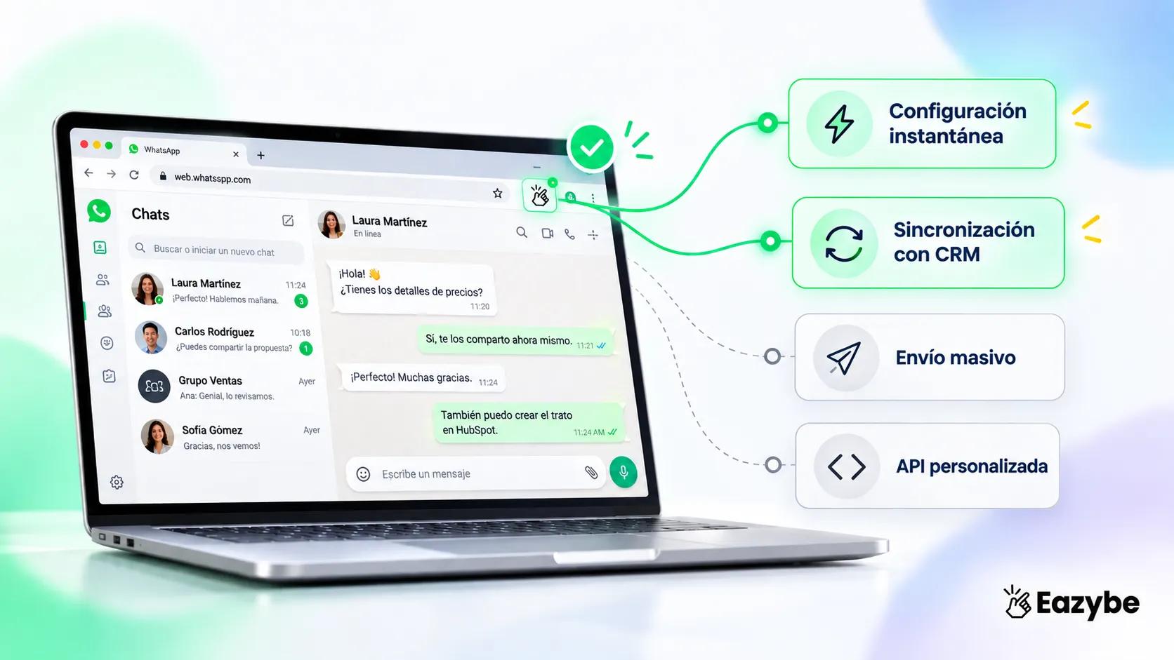 Elegir una extensión de Chrome para WhatsApp