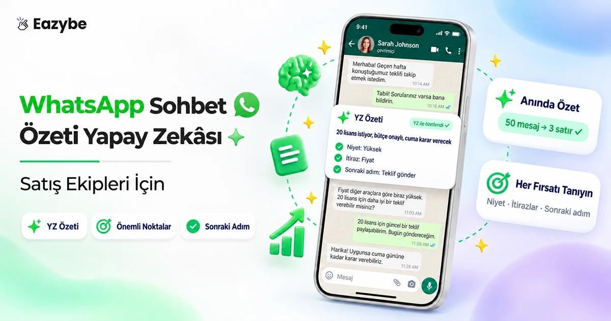 WhatsApp sohbet özeti
