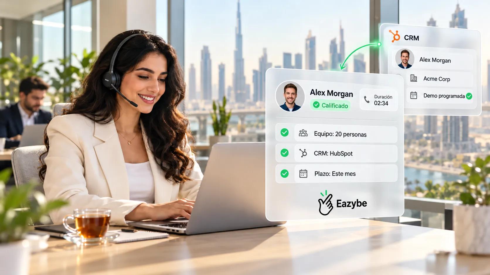 Calificación de leads con agente de voz con IA