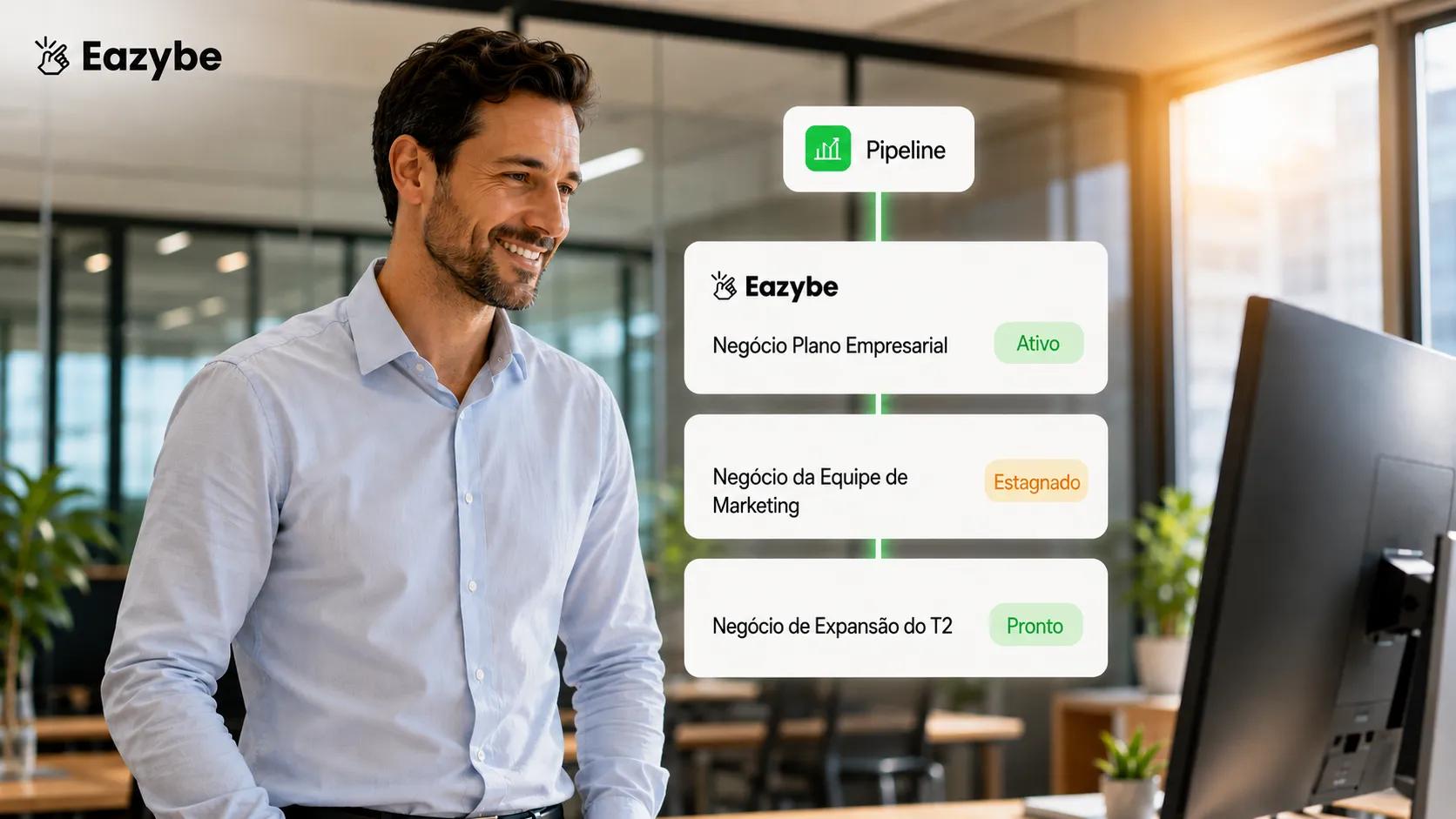 Visibilidade do pipeline com inteligência de conversação com IA