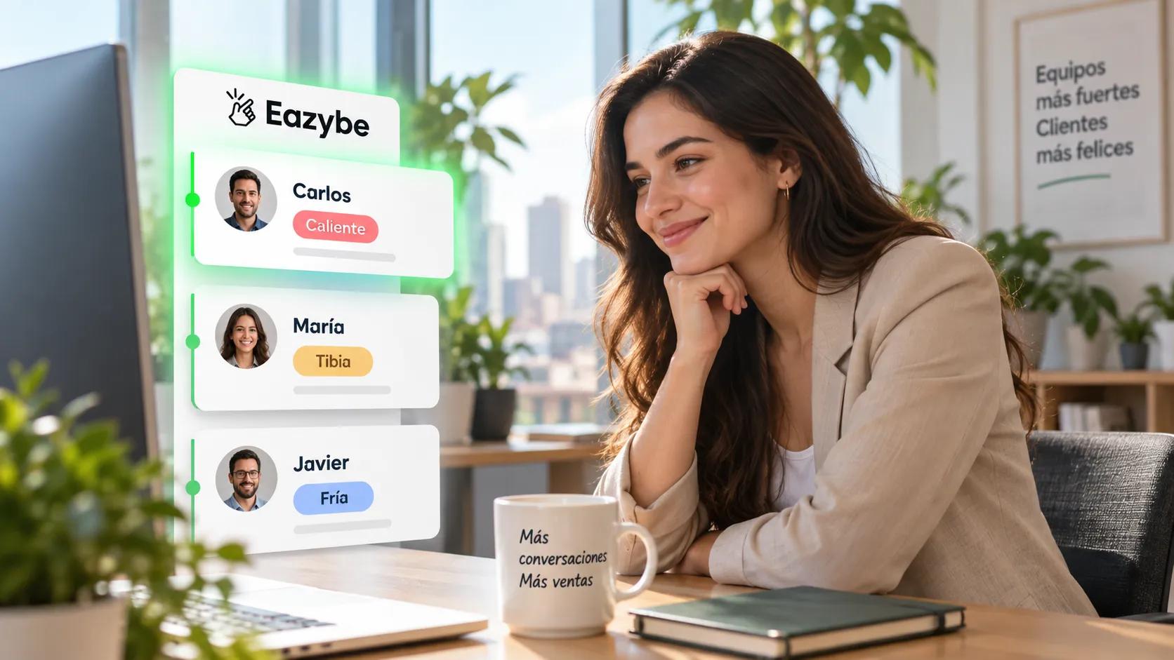 Dashboard de lead scoring en WhatsApp