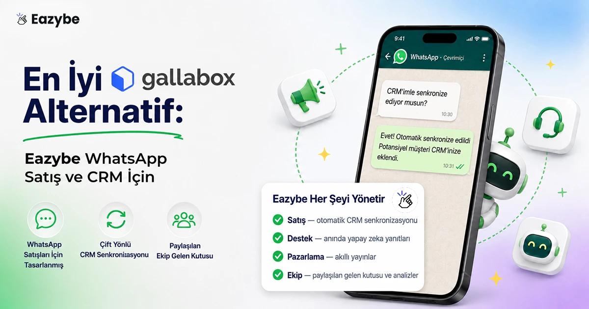 En İyi Gallabox Alternatifi: WhatsApp Satış ve CRM için Eazybe