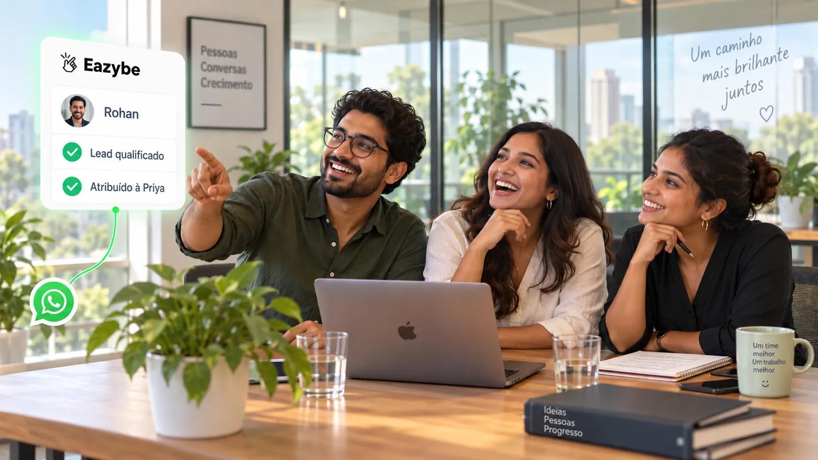 Lead qualificado no WhatsApp CRM