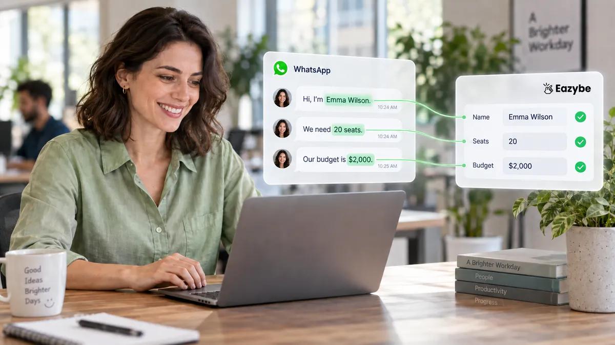 WhatsApp sales intelligence CRM