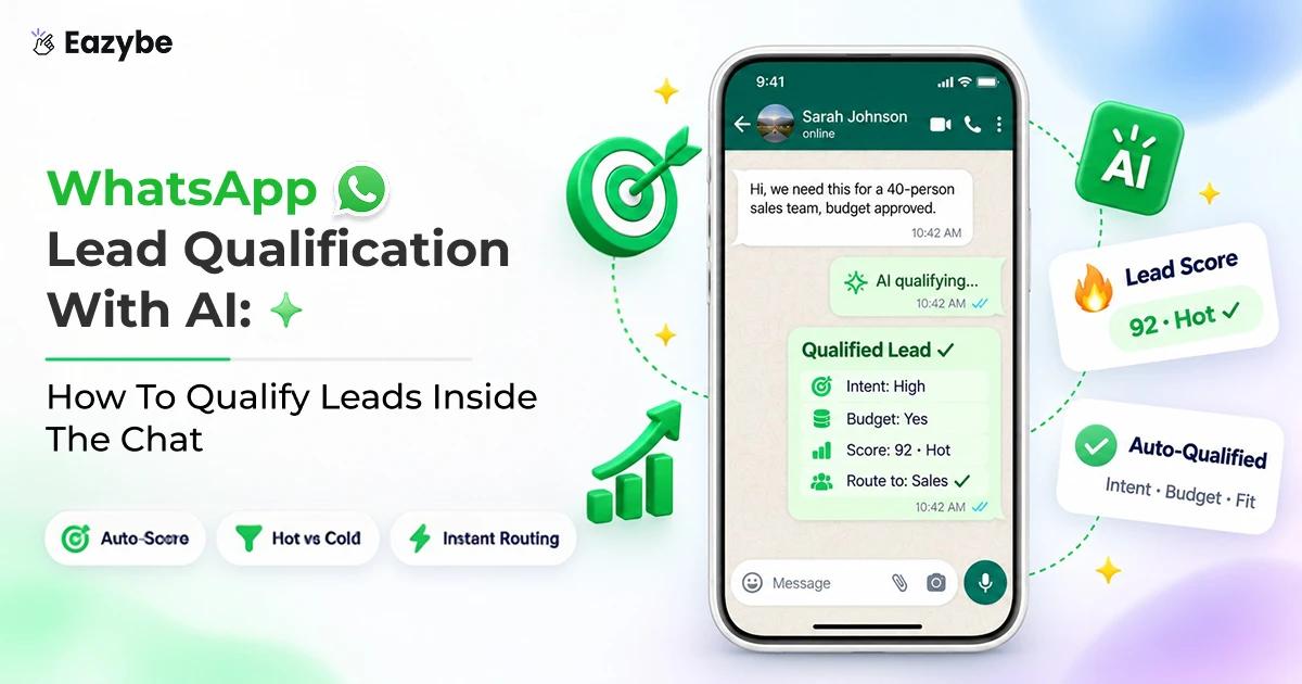 WhatsApp Lead Qualification With AI: How To Qualify Leads Inside The Chat