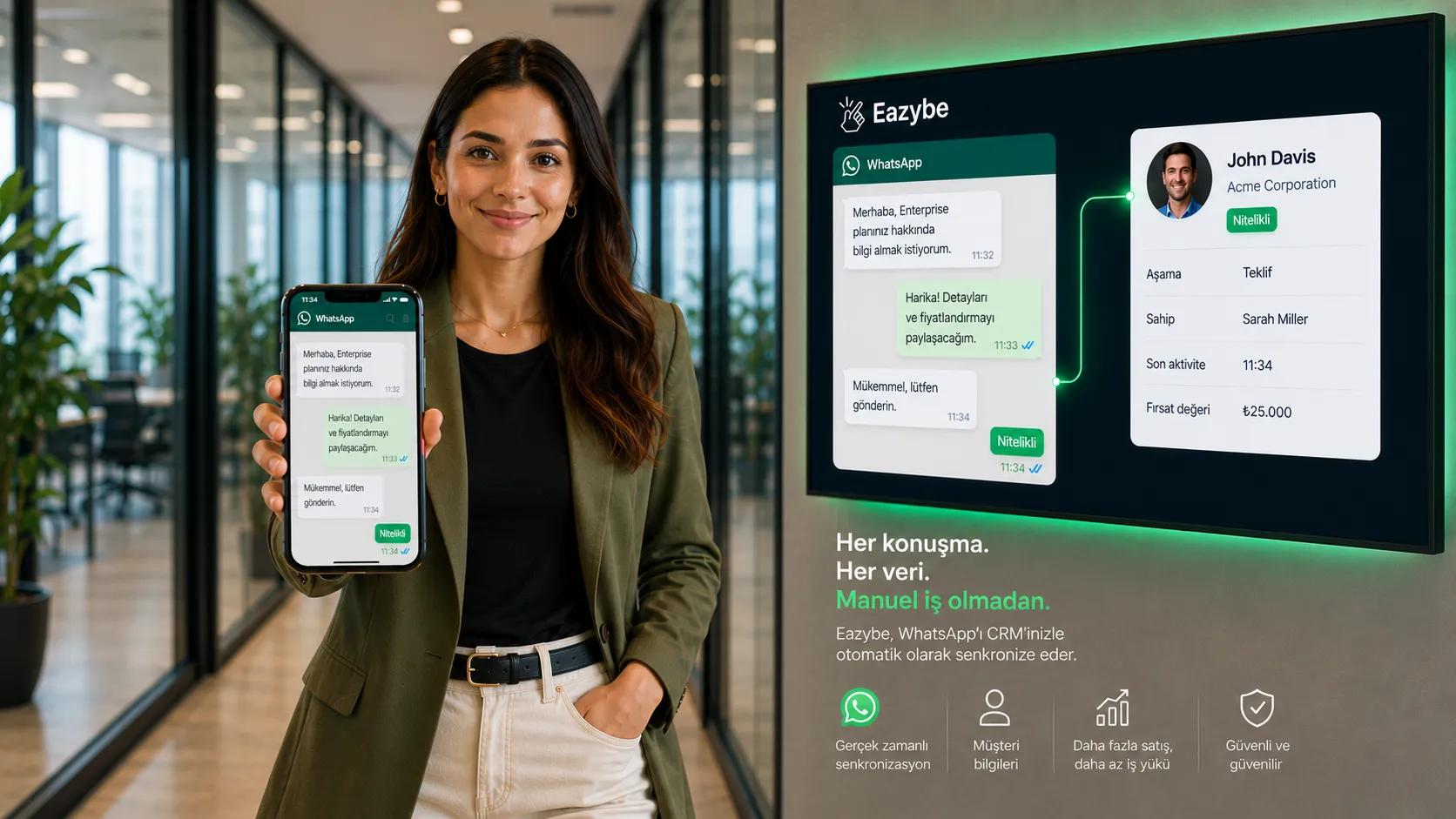 Anlaşmayı nitelendiren WhatsApp sohbeti, çoğu gelir zekası platformunun kaçırdığı kanal