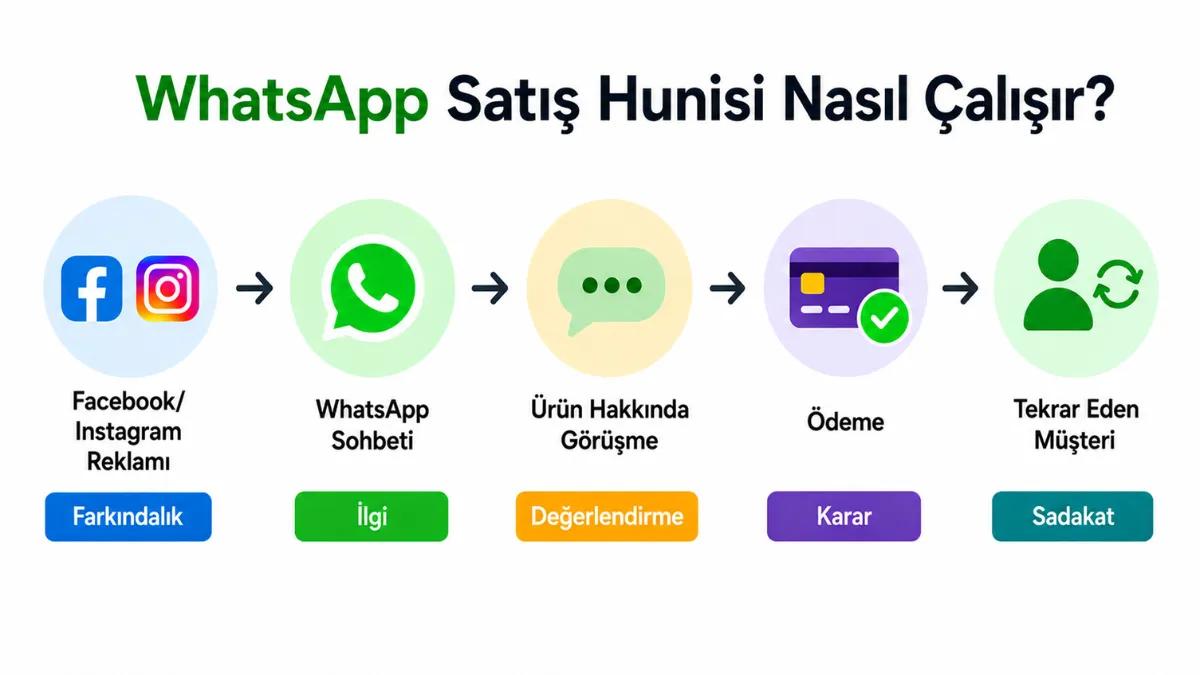 WhatsApp Satış Hunisinin Aslında Çalıştığını Bilin