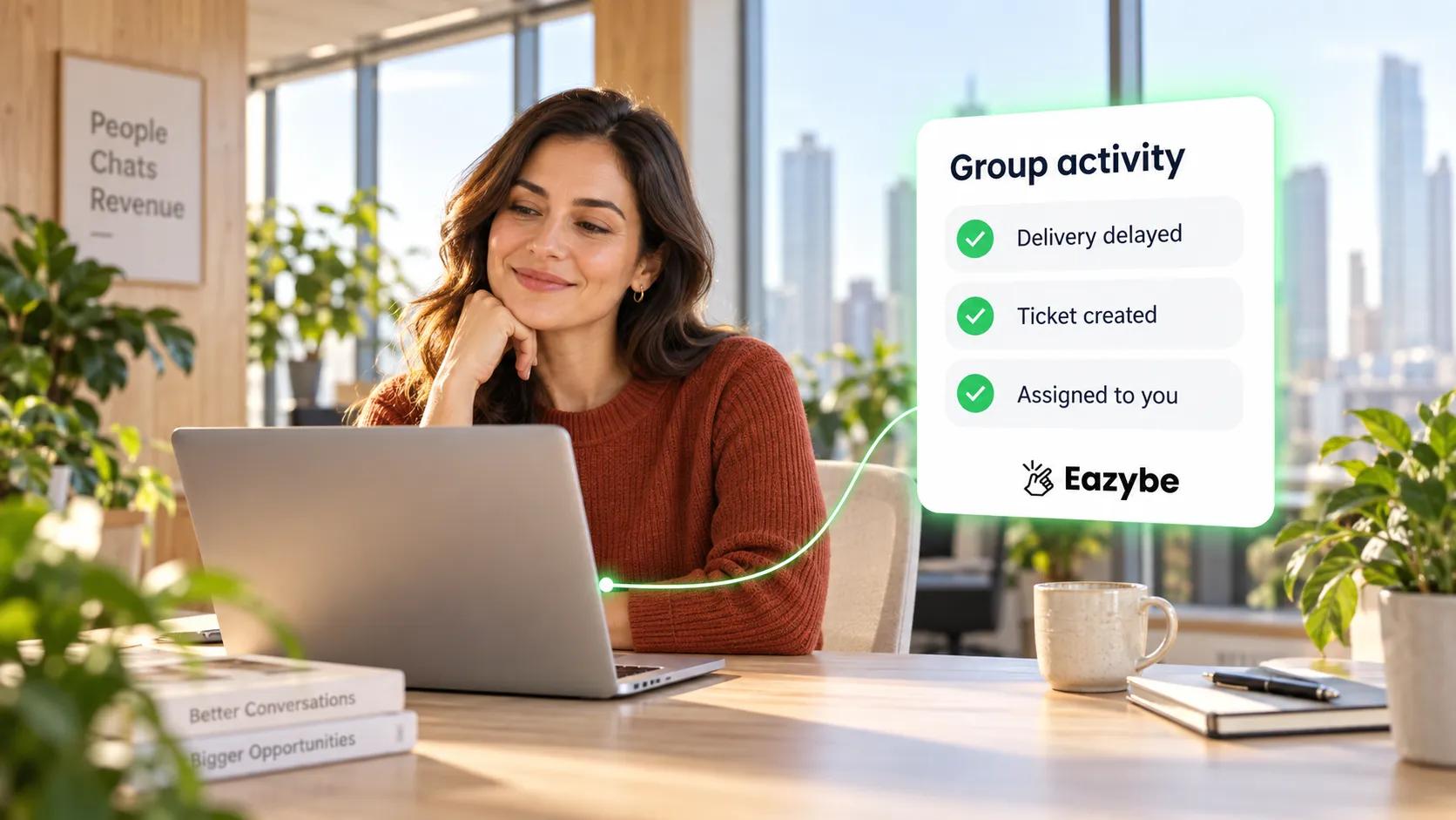 WhatsApp group activity tracking