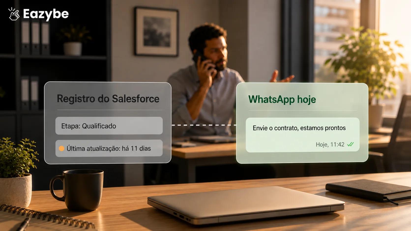 Registro do Salesforce desatualizado há 11 dias
