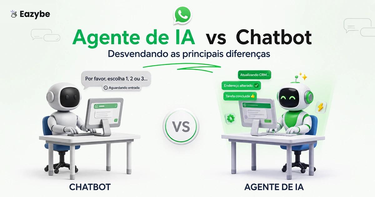 Agente AI vs Chatbot: analisando as principais diferenças