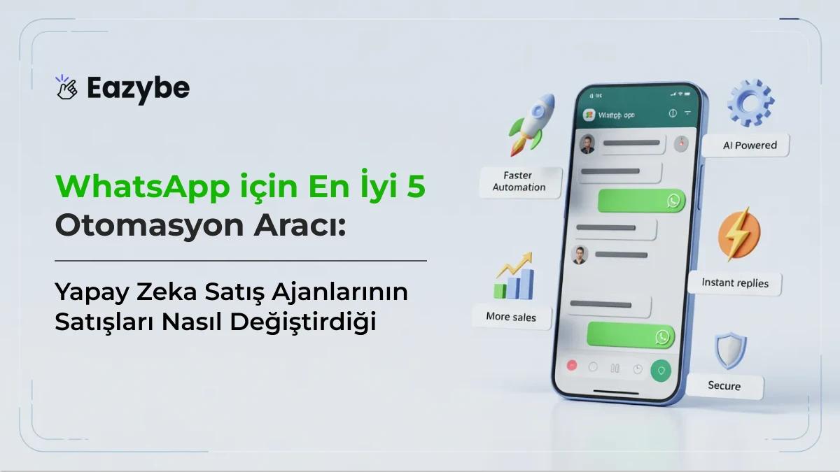 En İyi 5 WhatsApp Otomasyon Aracı: Yapay Zeka Satış Temsilcileri Satışları Nasıl Değiştiriyor?