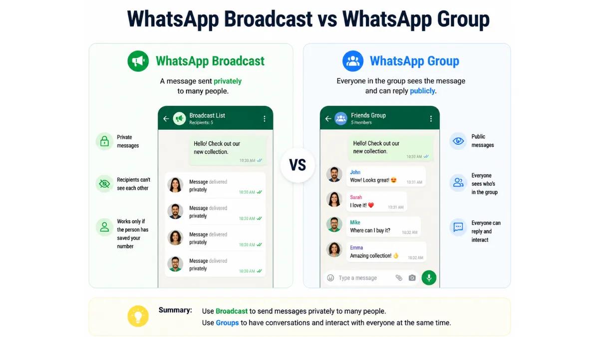 Broadcast Feature In WhatsApp