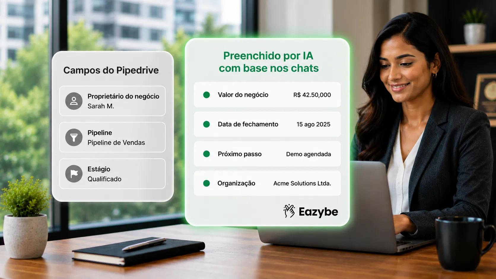 IA preenchendo campos do Pipedrive
